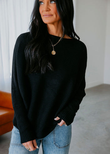 Esther Ribbed Knit Sweater