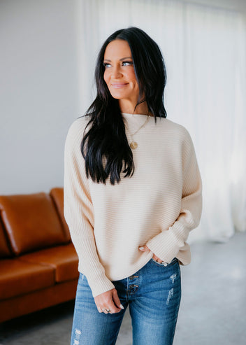 Esther Ribbed Knit Sweater