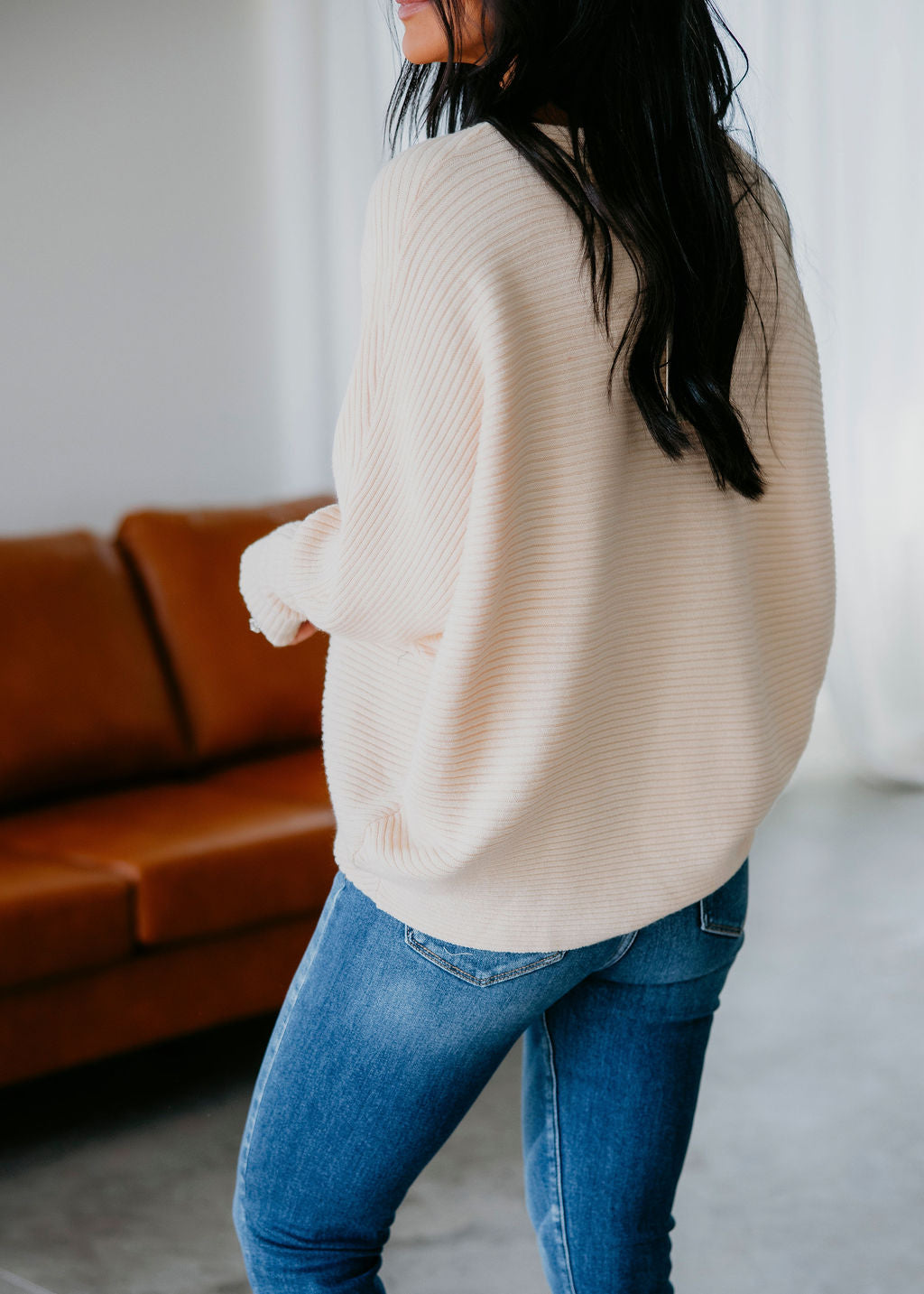 Esther Ribbed Knit Sweater