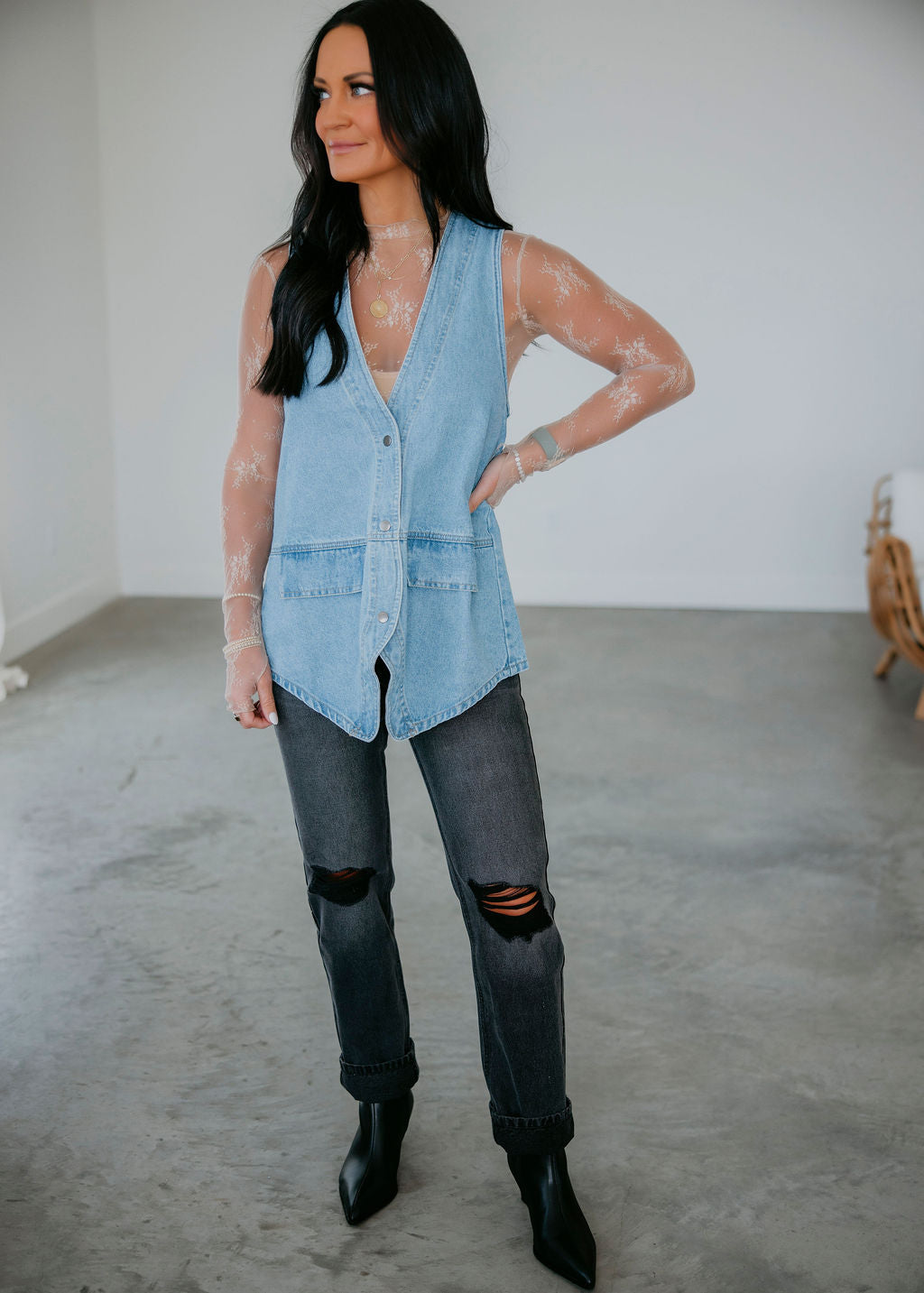 Ryle Denim Vest