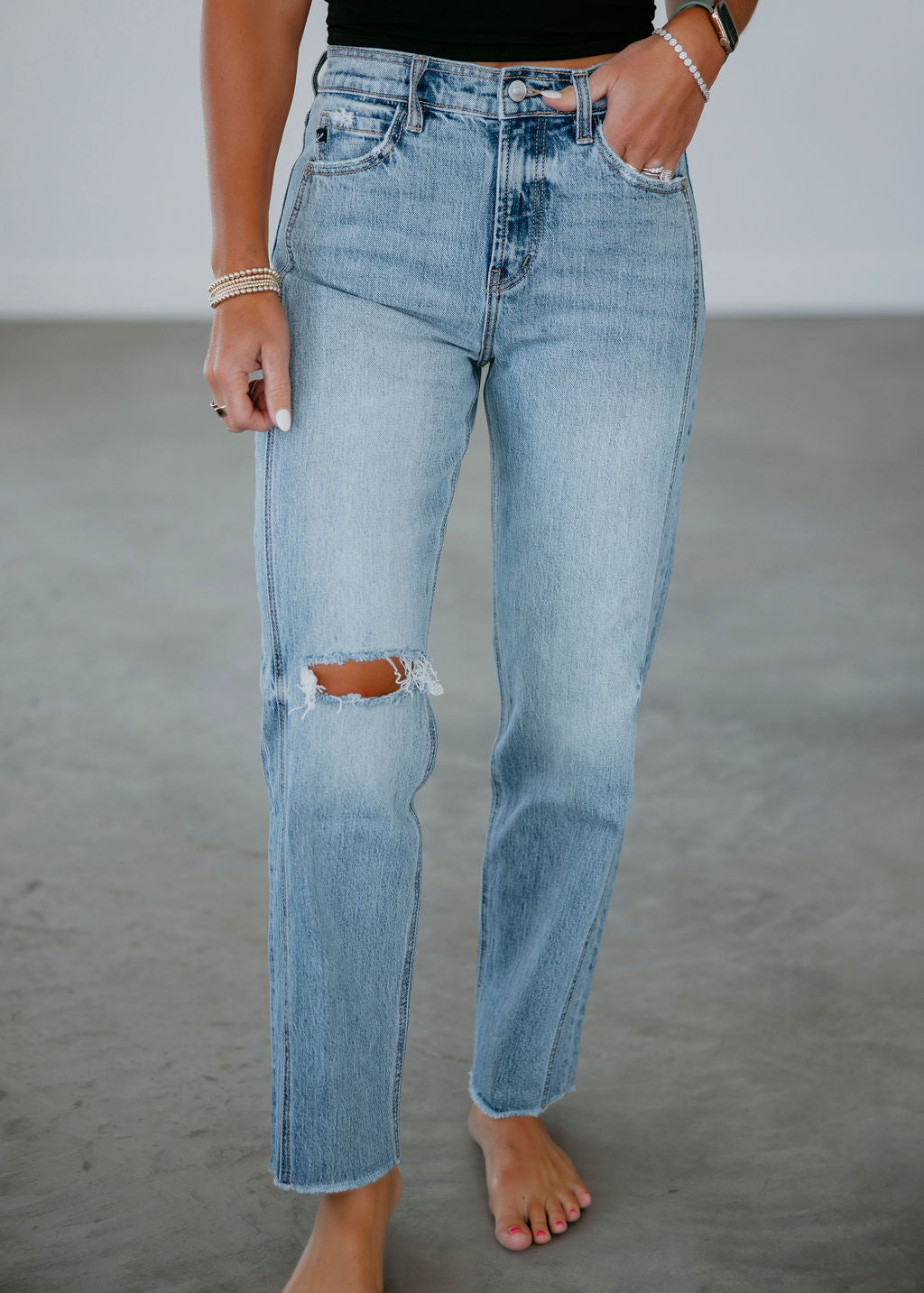 Laine KanCan Boyfriend Jean