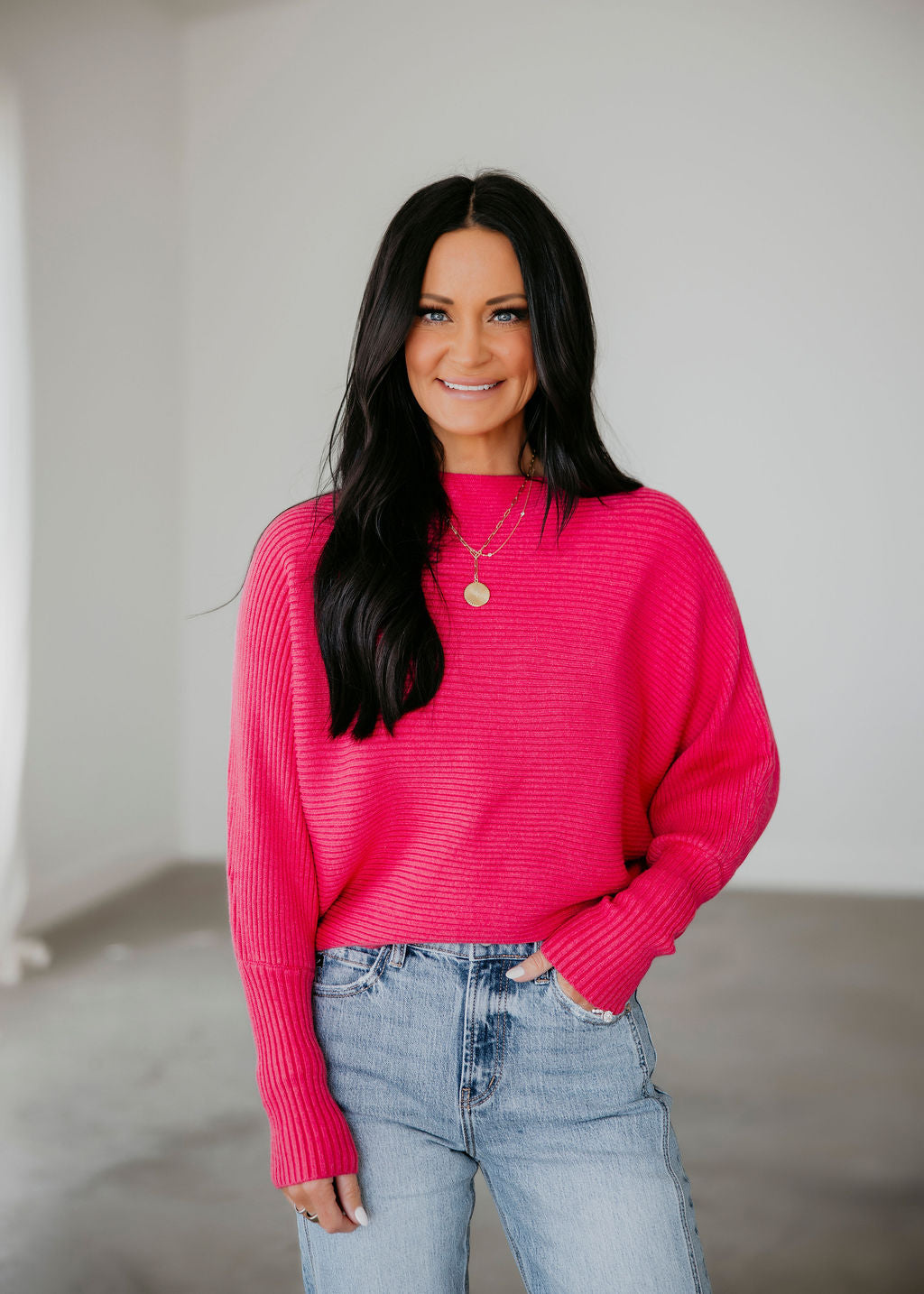 Esther Ribbed Knit Sweater