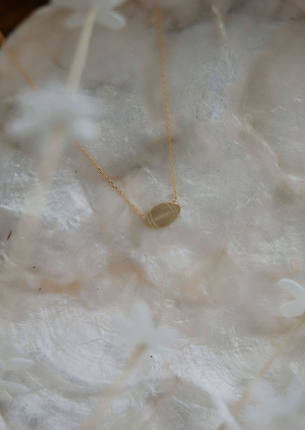 Football Pendant Necklace product view