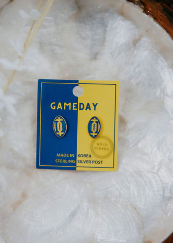 Gameday Football Stud Earrings