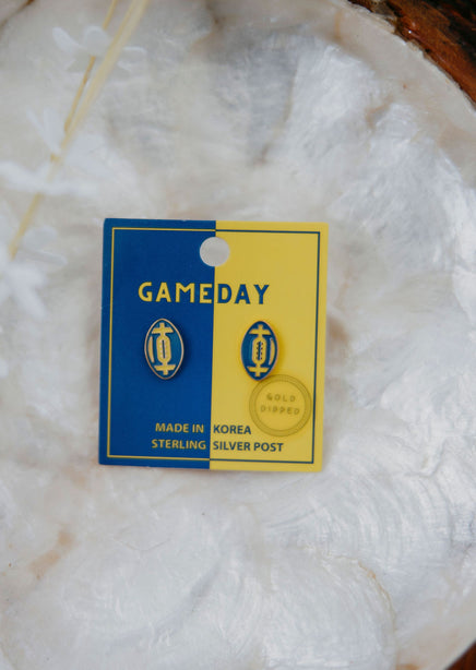 Gameday Football Stud Earrings product view