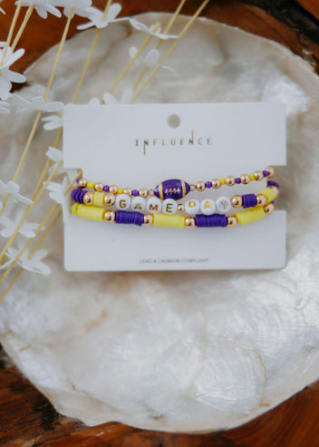 Game Day Beaded Bracelet