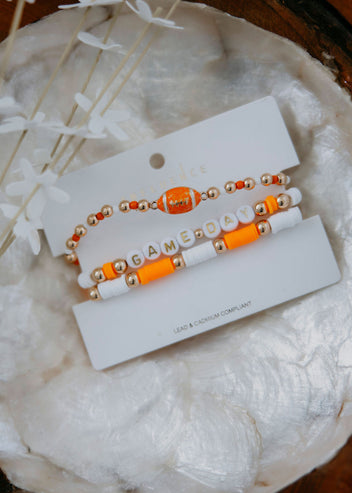 Game Day Beaded Bracelet