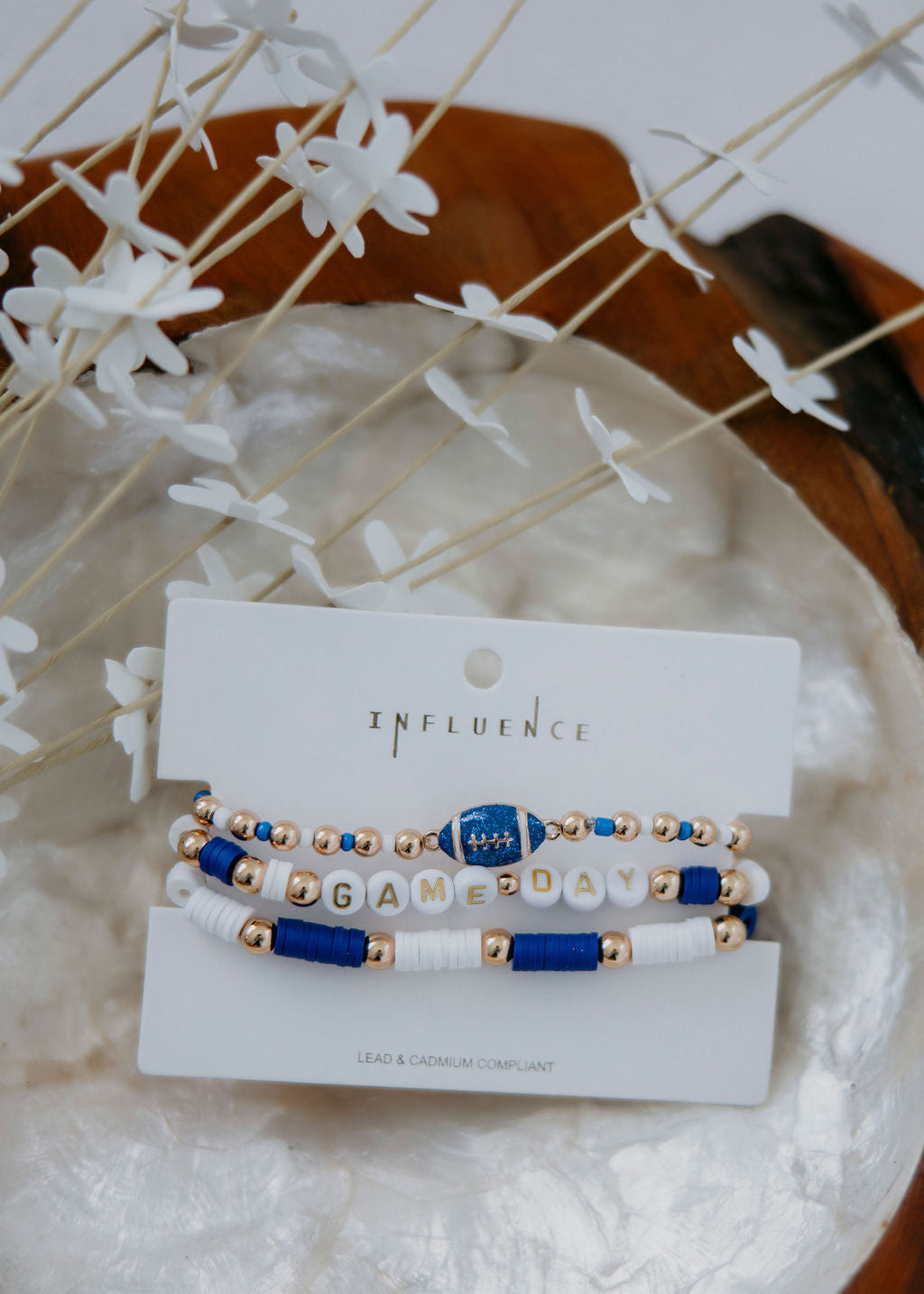 Game Day Beaded Bracelet
