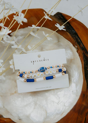 Game Day Beaded Bracelet