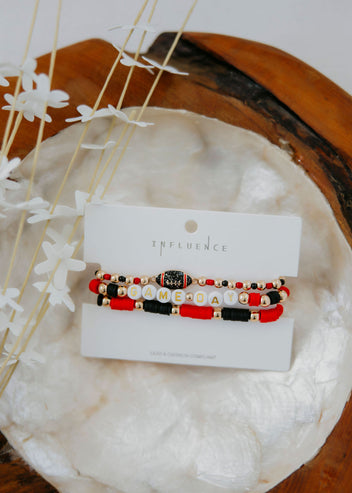 Game Day Beaded Bracelet