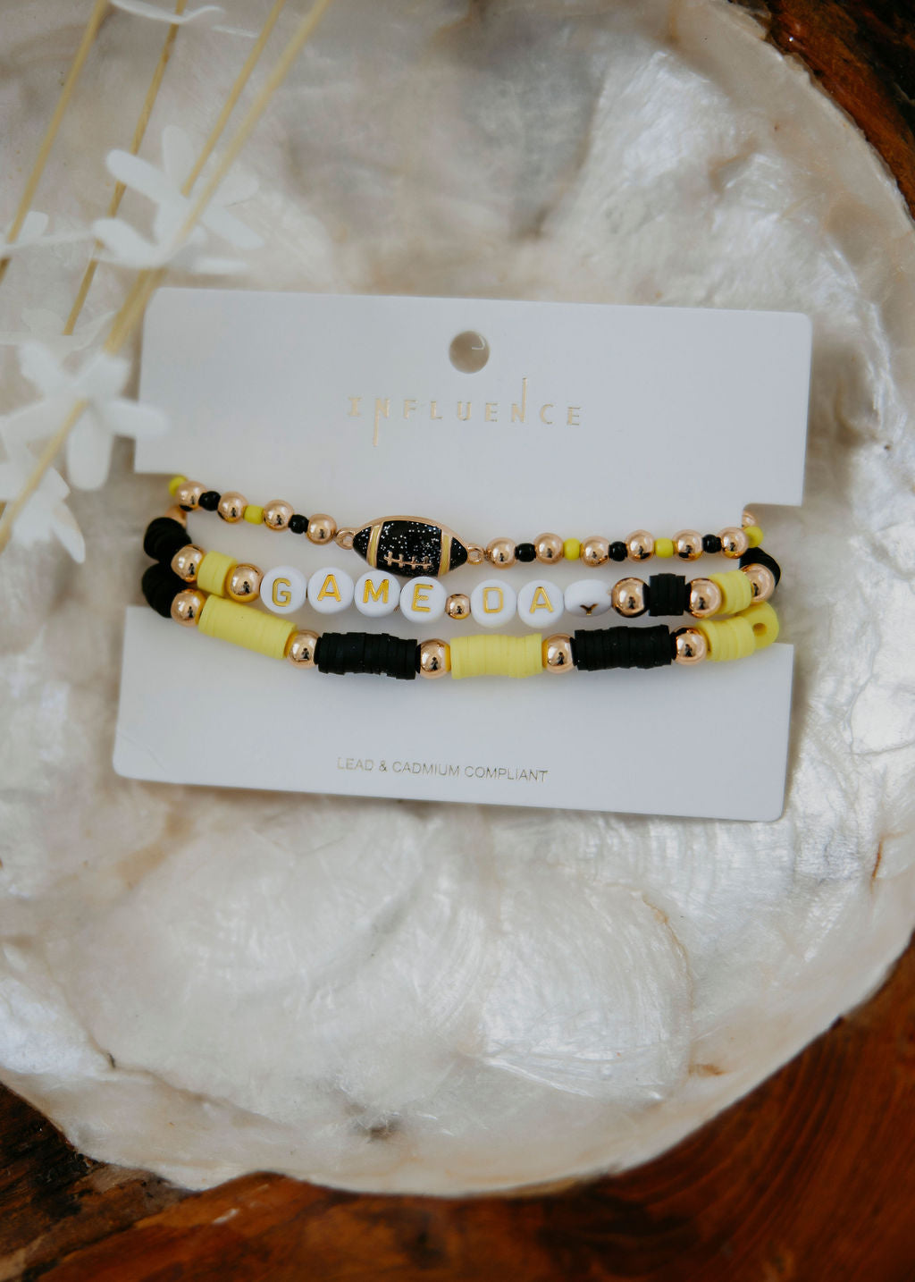 Game Day Beaded Bracelet