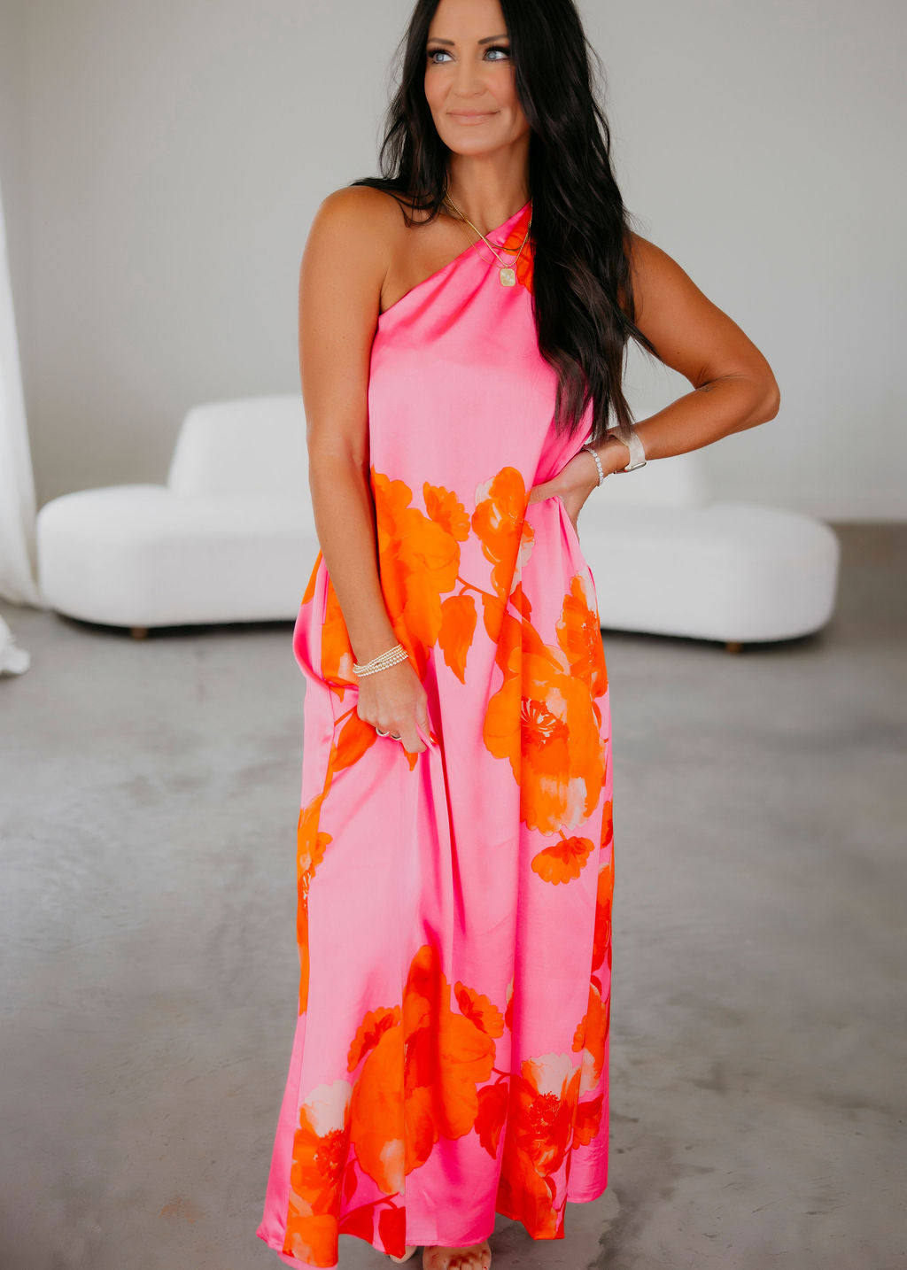 Glena Floral Maxi Dress