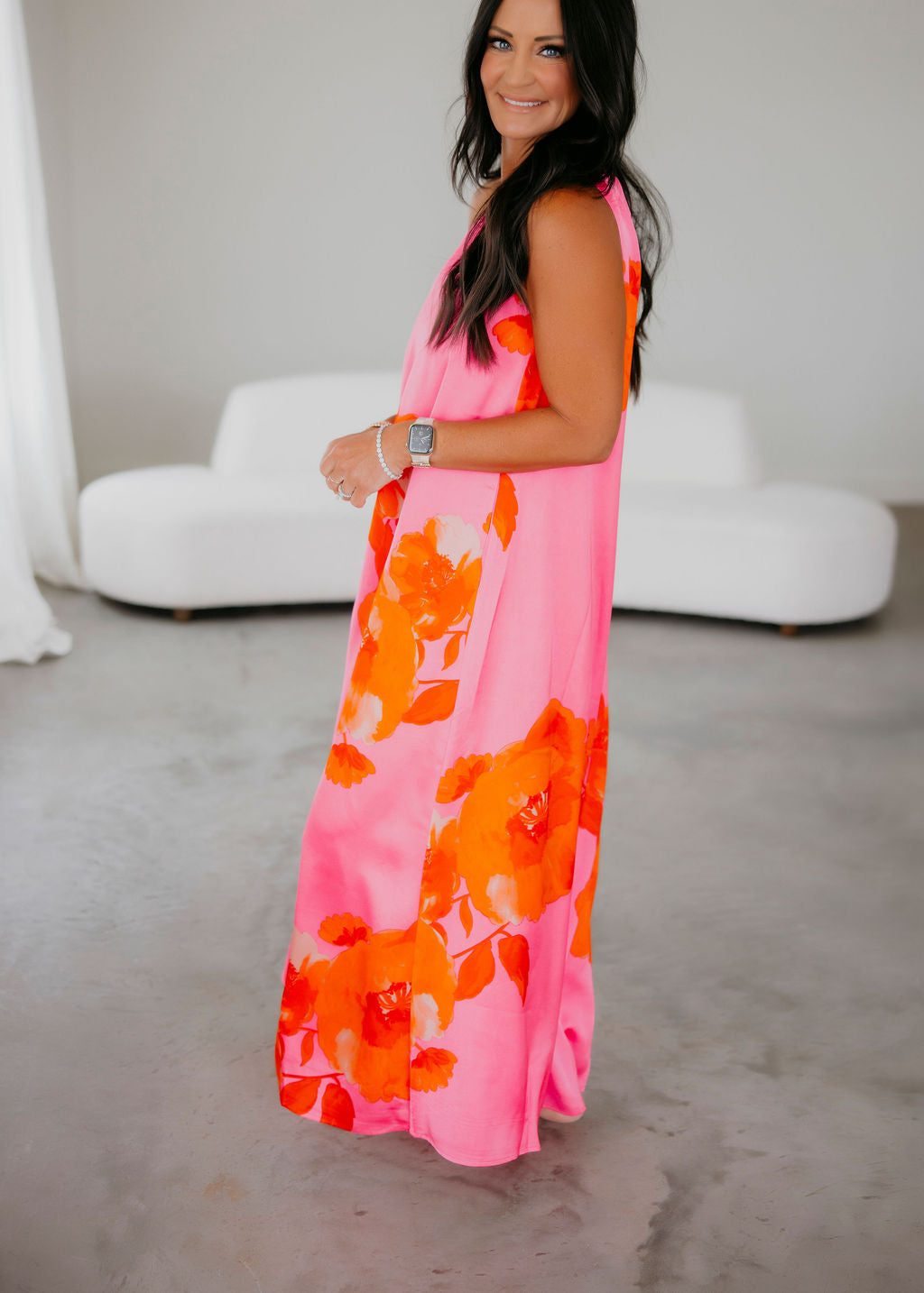 Glena Floral Maxi Dress