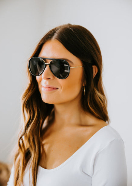 Shay Aviator Sunglasses