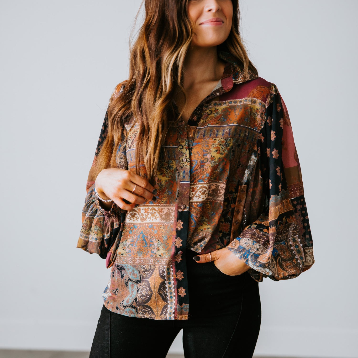 Melody Printed Blouse