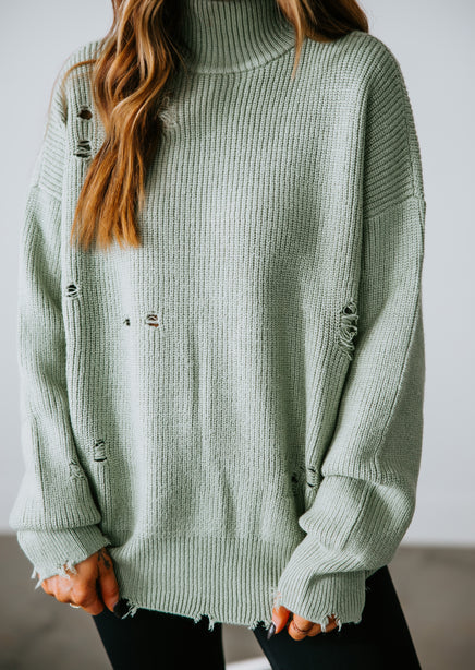 Ettie Distressed Sweater by Chelsea DeBoer