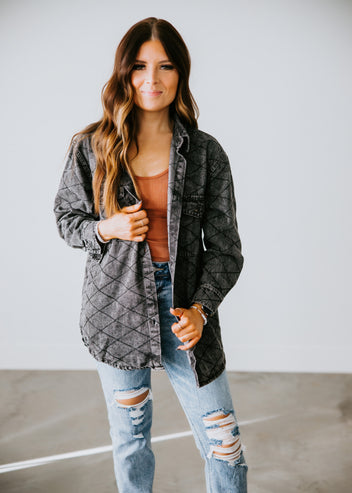 Carlie Button Up Top