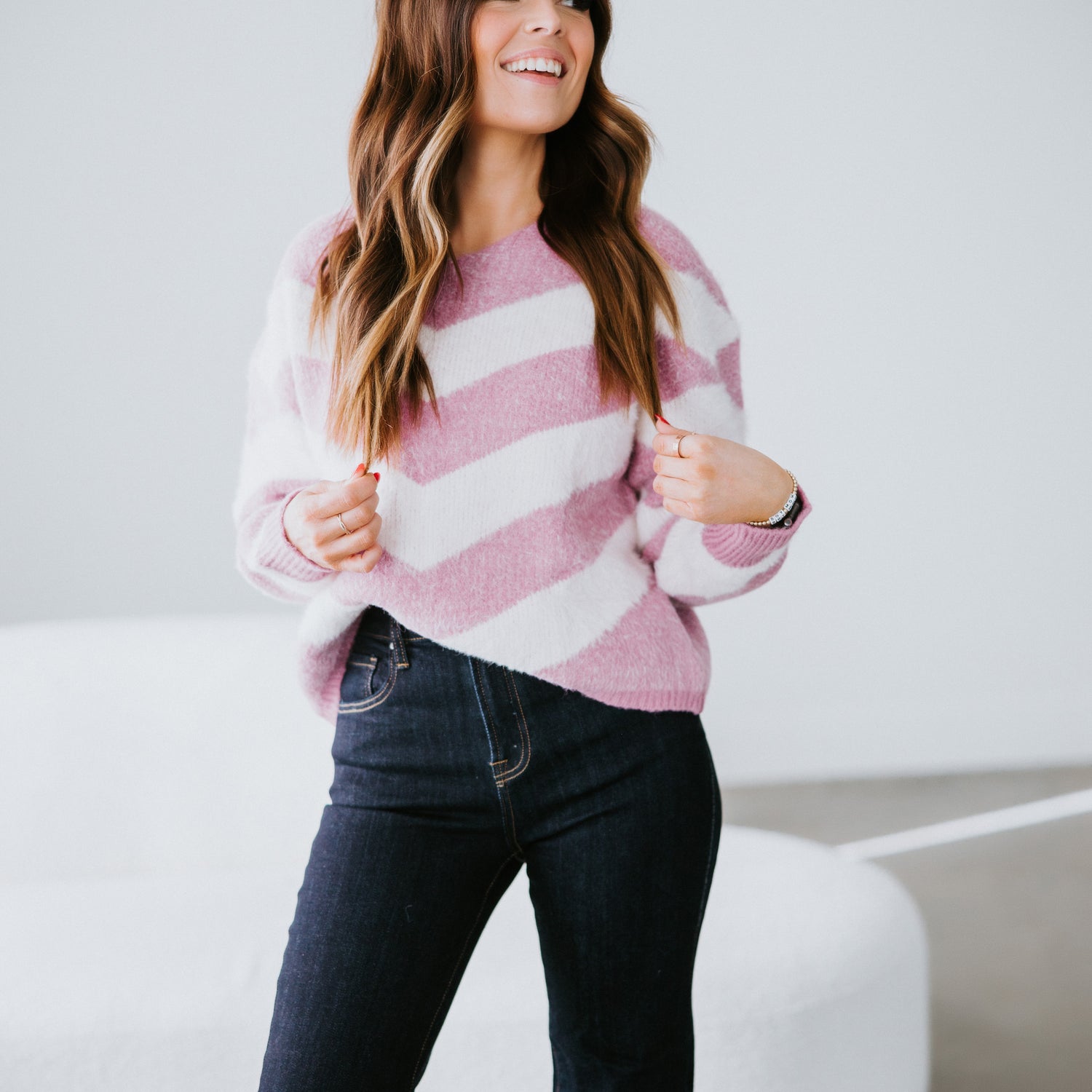 Elise Chevron Sweater