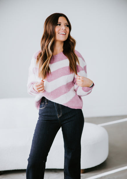 Elise Chevron Sweater