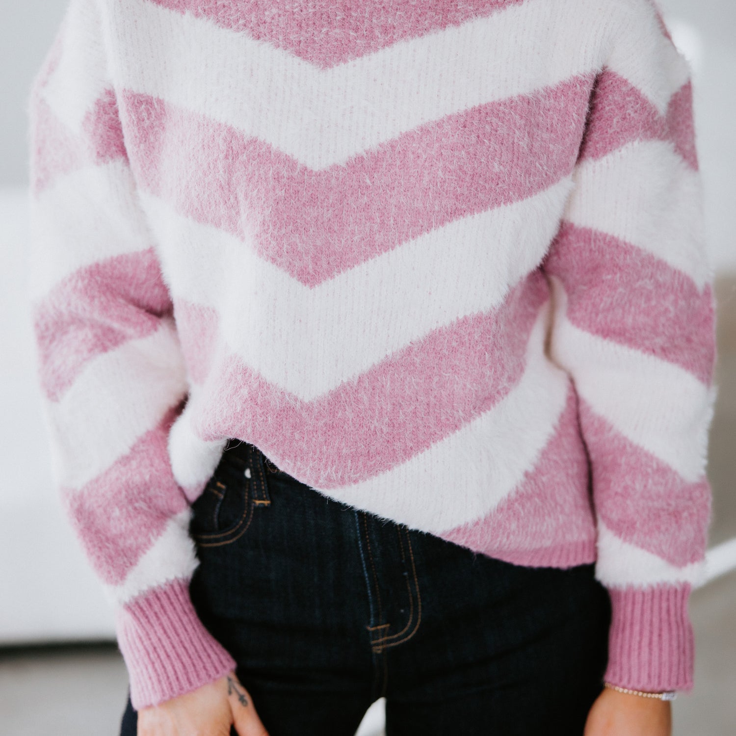 Elise Chevron Sweater