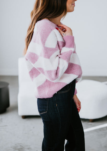 Elise Chevron Sweater