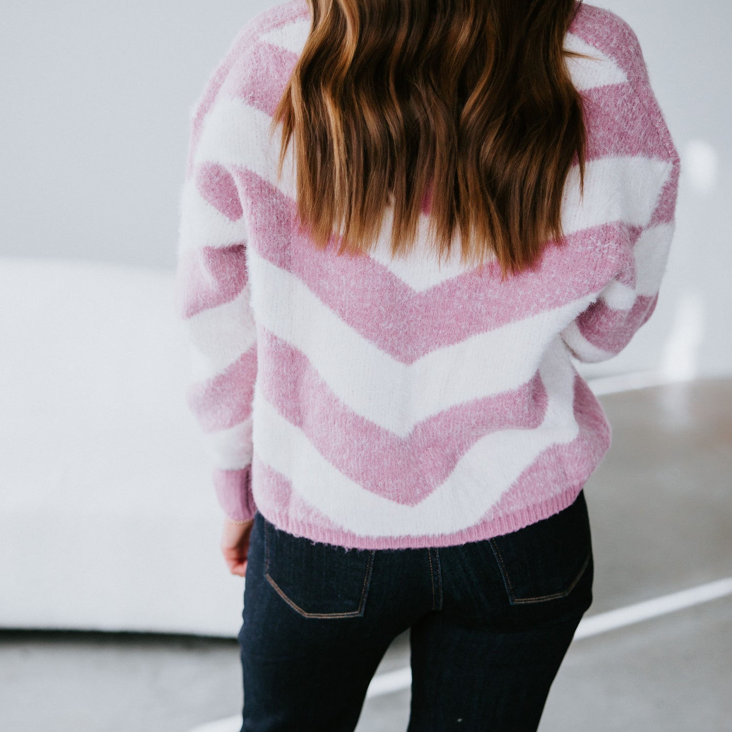 Elise Chevron Sweater