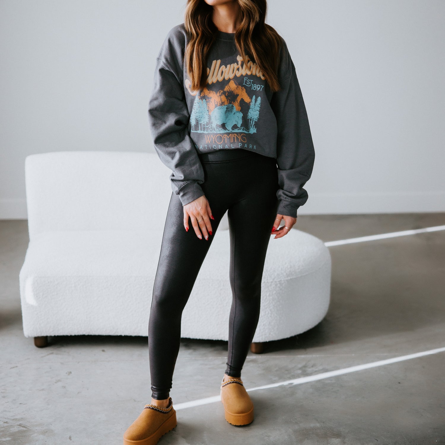 Yellowstone Wyoming Graphic Sweatshirt