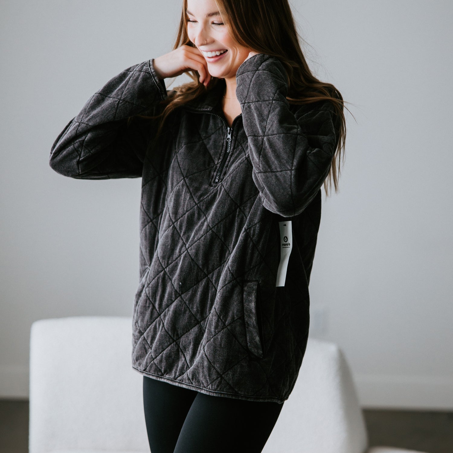 Markie Quilted Pullover