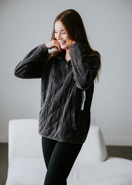 Markie Quilted Pullover