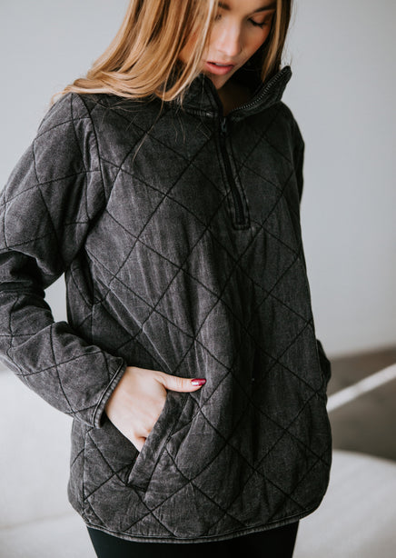 Markie Quilted Pullover