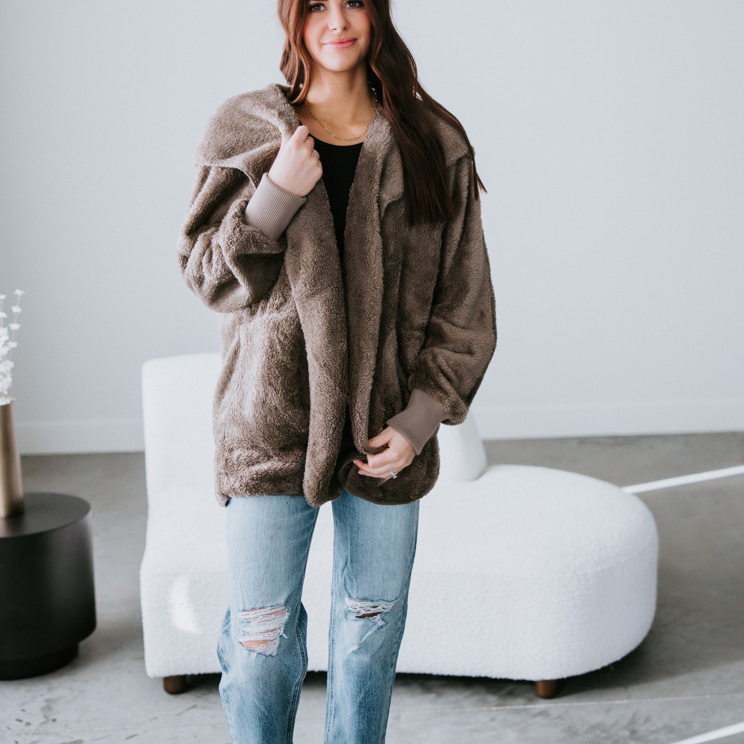 Be Fur-Real Plush Hooded Jacket