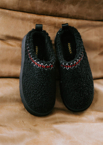 Sherpa Platform Slippers