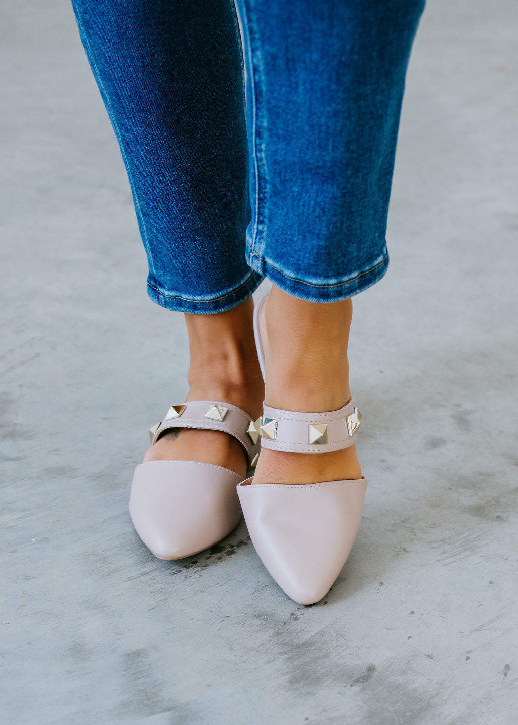 image of Time To Shine Studded Mule
