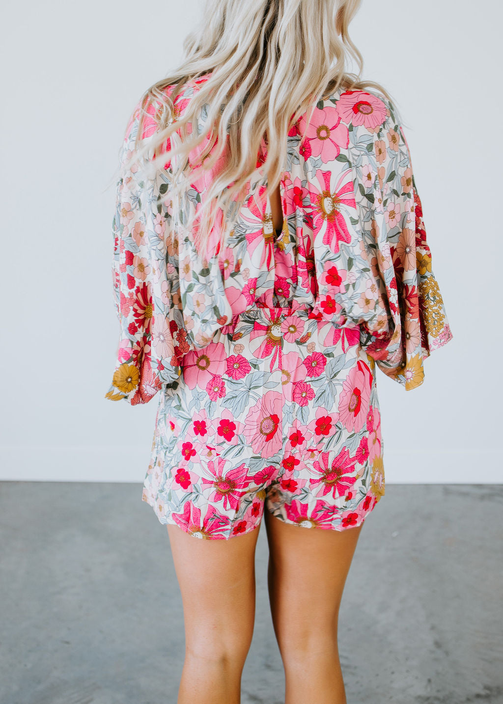 Iris Floral Romper