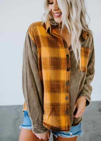 Elsa Colorblock Top