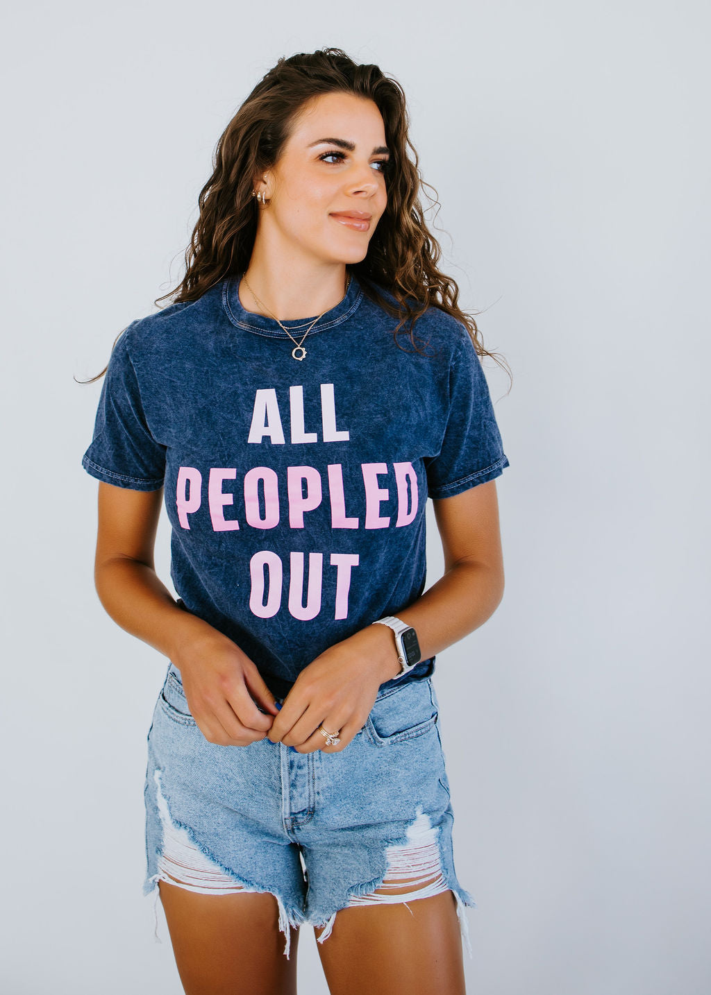 image of All Peopled Out Graphic Tee