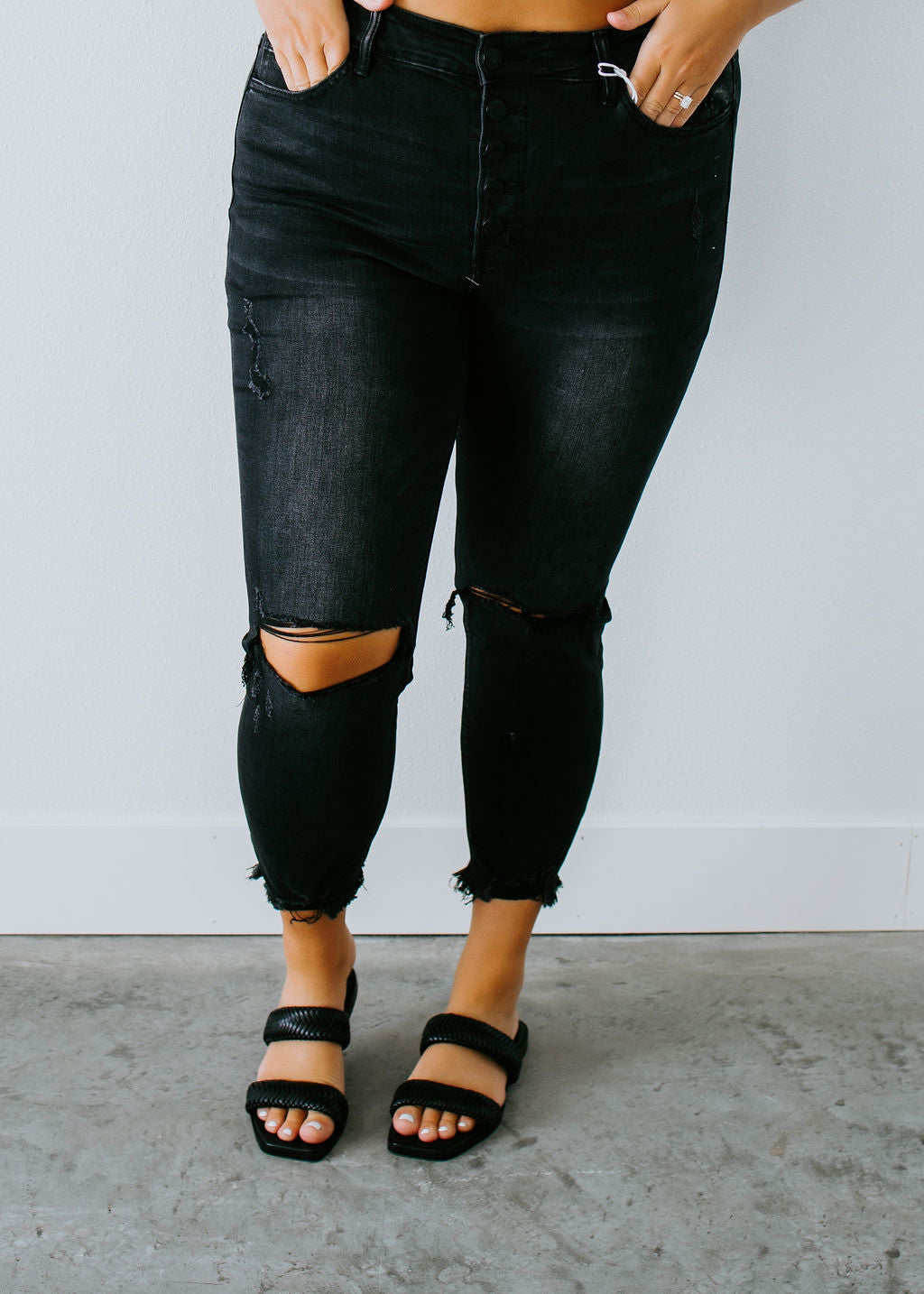 image of Curvy Hamlen Skinny Jeans