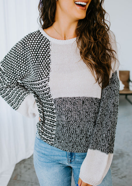 Kay Colorblock Knit Sweater