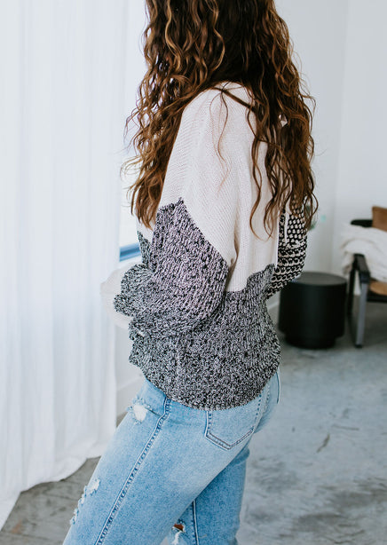 Kay Colorblock Knit Sweater