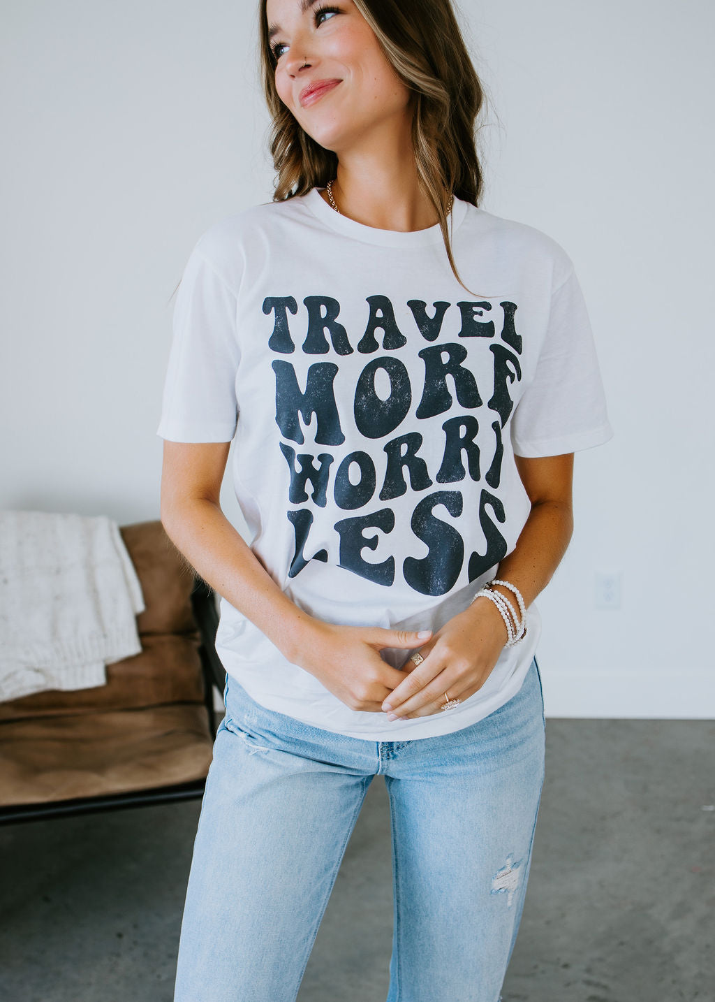 image of Travel More Graphic Tee