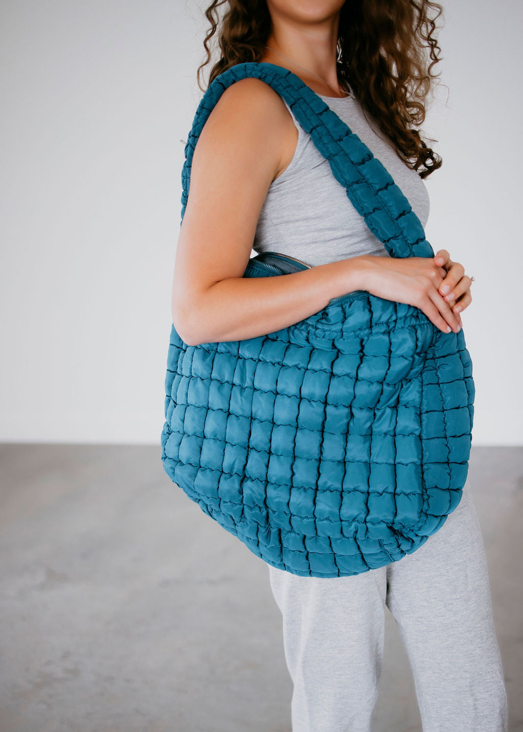 Quilted Carryall Bag