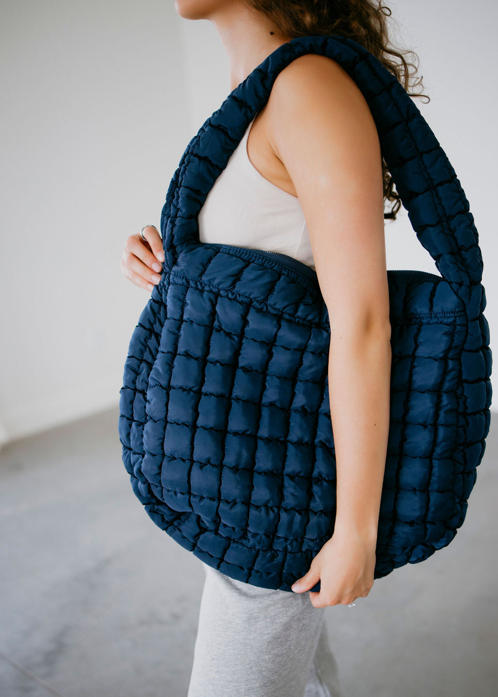 Quilted Carryall Bag