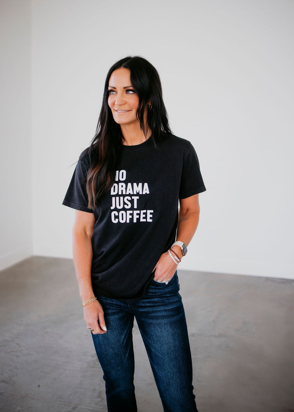 No Drama, Just Coffee Tee