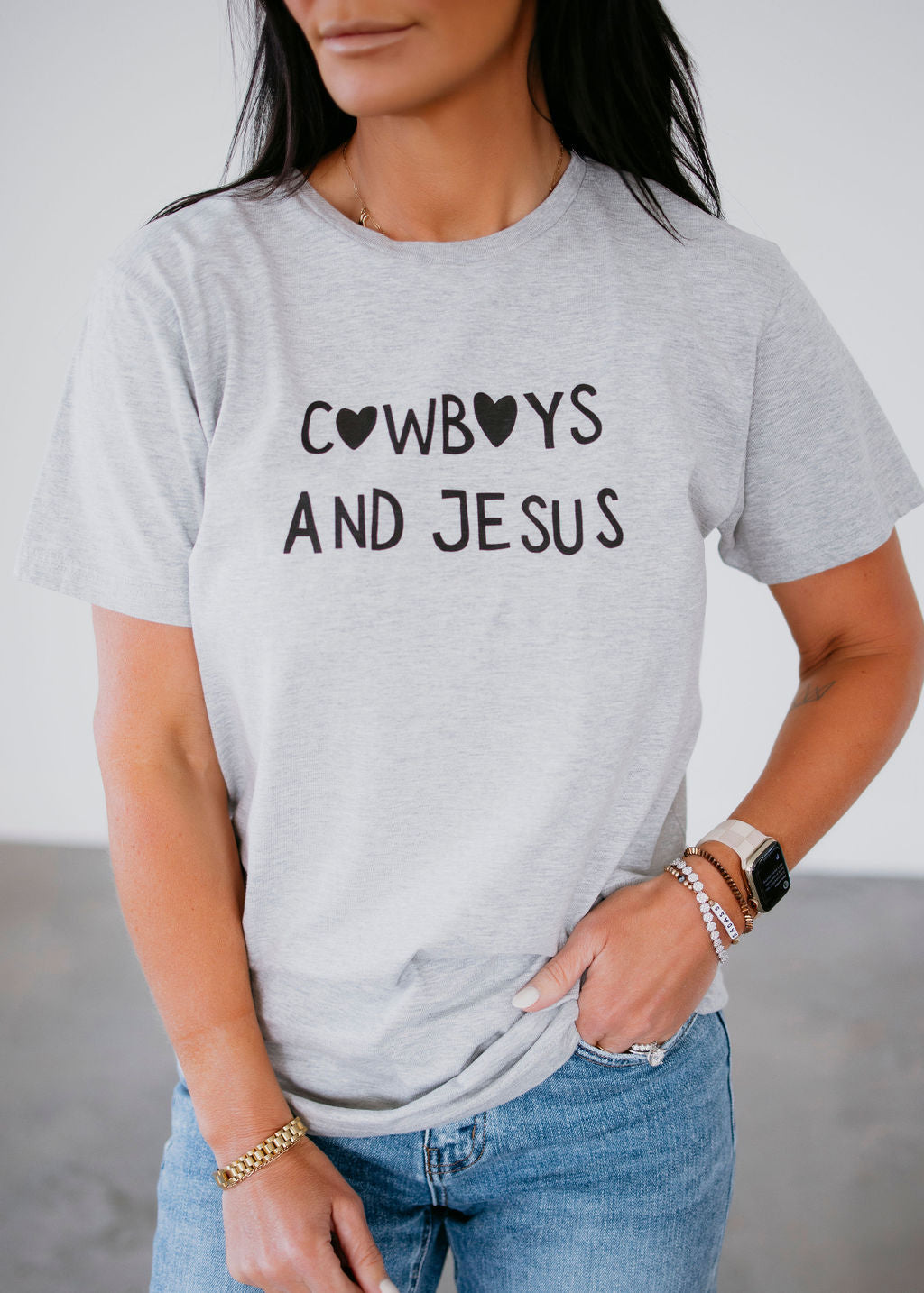 Cowboys + Jesus Graphic Tee