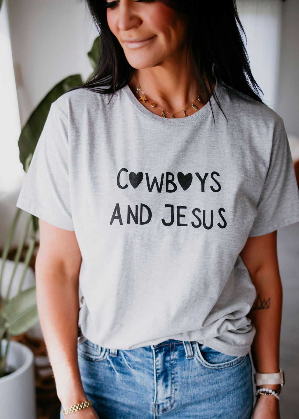 Cowboys + Jesus Graphic Tee