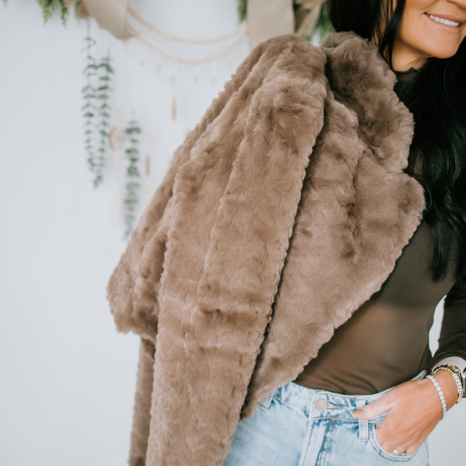 Silvie Faux Fur Jacket