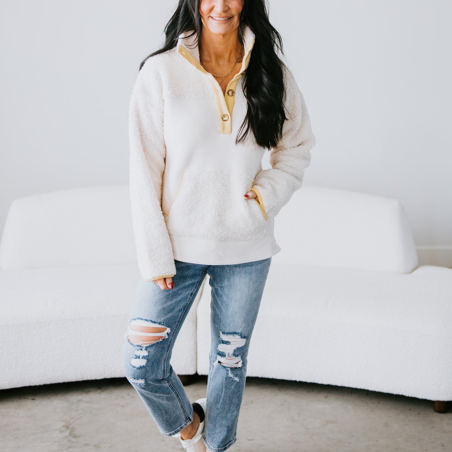 Blayke Sherpa Pullover