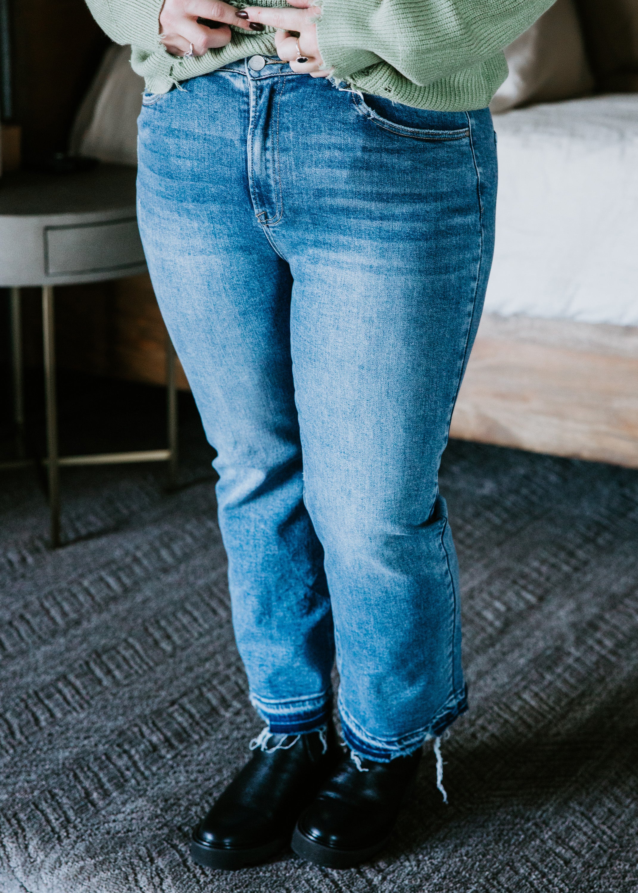 image of Curvy Bennett Straight Jeans