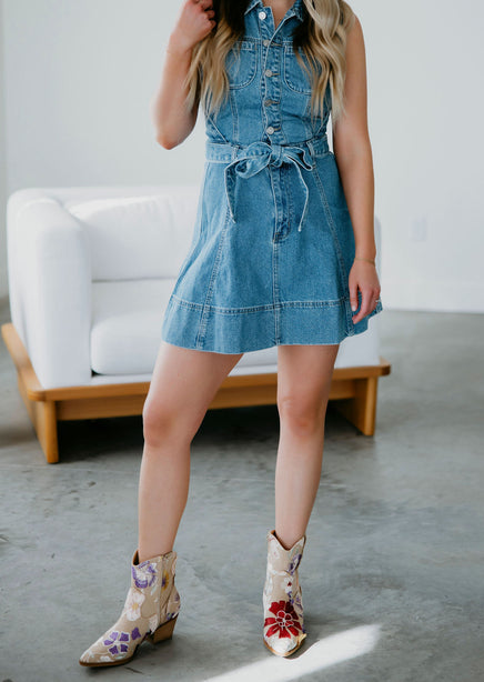 Brittany Denim Dress | Lauriebelles Brittany Denim Dress | Lauriebelles