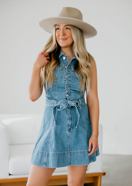 Brittany Denim Dress | Lauriebelles Brittany Denim Dress | Lauriebelles
